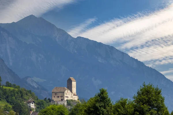 Castillo Sargans Cantón Gallen Suiza — Foto de Stock