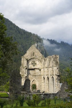 Aulps Abbey, Saint Jean d Aulps Aulps Vadisi, Haute Savoie, Fransa