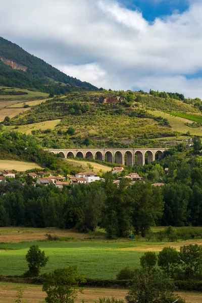 Landscape Compeyre Midi Pyrenees Departement Aveyron France — Stock Photo, Image