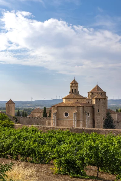 Santa Maria Poblet 수도원 Cistercian Monastery Catalonia Spain — 스톡 사진