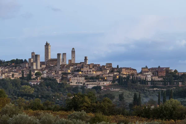 San Gimignano Unesco Toskania Włochy — Zdjęcie stockowe