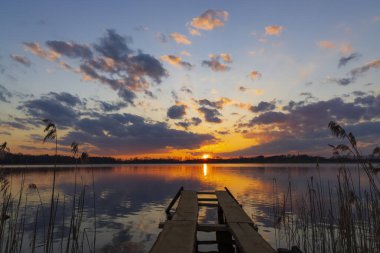 Rezabinec göleti, Güney Bohemya, Çek Cumhuriyeti
