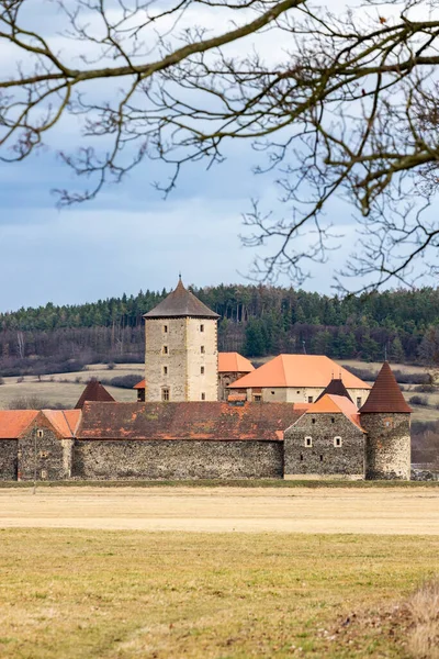 Водный Замок Свихов Расположен Пльзеньской Области Чехия Европа — стоковое фото