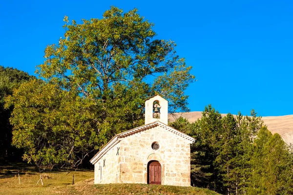 Chapelle Dans Paysage Automne Provence France — Photo