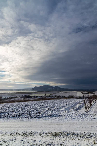 Winterlandschaft Unter Palava Bei Sonberk Südmähren Tschechien — Stockfoto