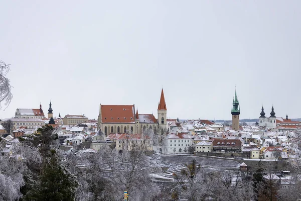 Città Storica Znojmo Moravia Meridionale Repubblica Ceca — Foto Stock