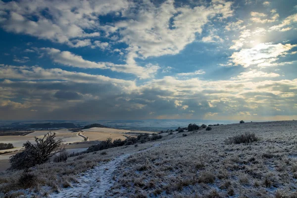 Palava Paesaggio Invernale Moravia Meridionale Repubblica Ceca — Foto Stock