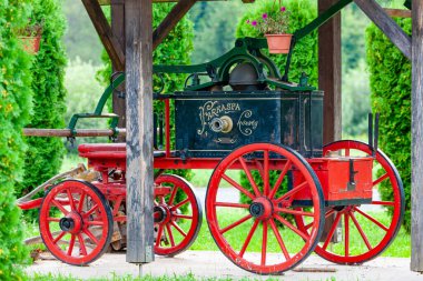 Macaristan 'daki klasik itfaiye aracı.