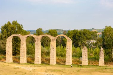 Acqui Terme Roma Aqueduct, Piedmont, İtalya