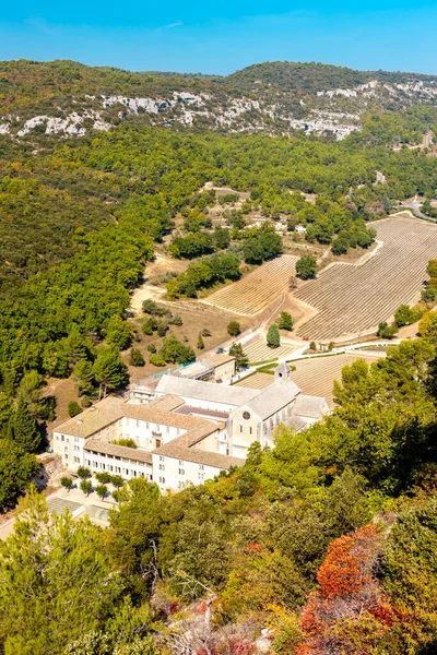 Opactwo Senanque Vaucluse Prowansja Francja — Zdjęcie stockowe