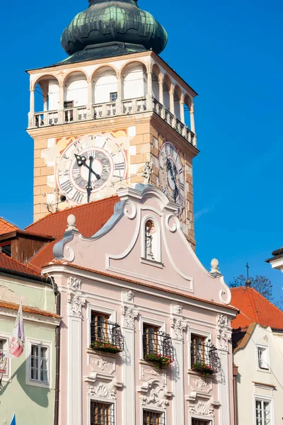 Stad Mikulov Zuid Moravië Tsjechië — Stockfoto