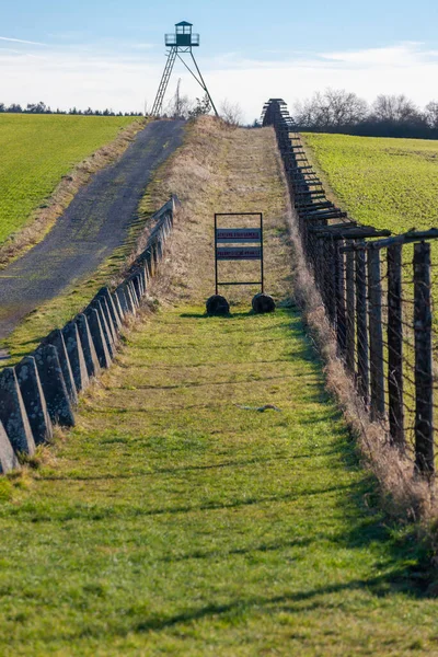 Memorial Iron Curtain Cizov Southern Moravia Czech Republic — Stock Photo, Image