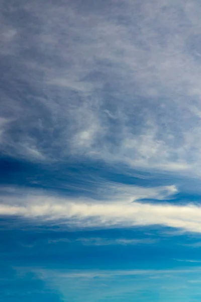 White Fluffy Clouds Blue Sky — Stock Photo, Image