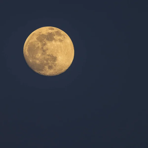 Volle Maan Aan Hemel — Stockfoto