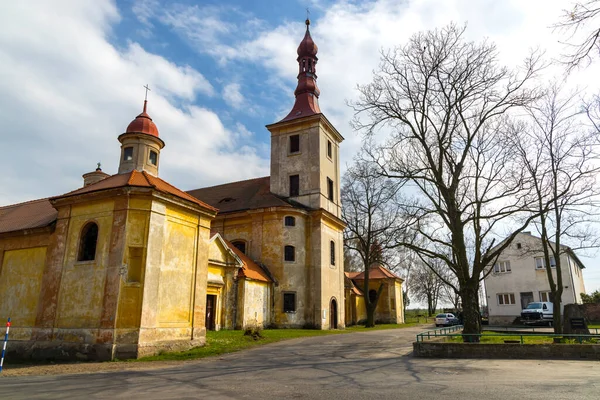 Chiesa Della Vergine Maria Dei Serpenti Marianske Radcice Repubblica Ceca — Foto Stock