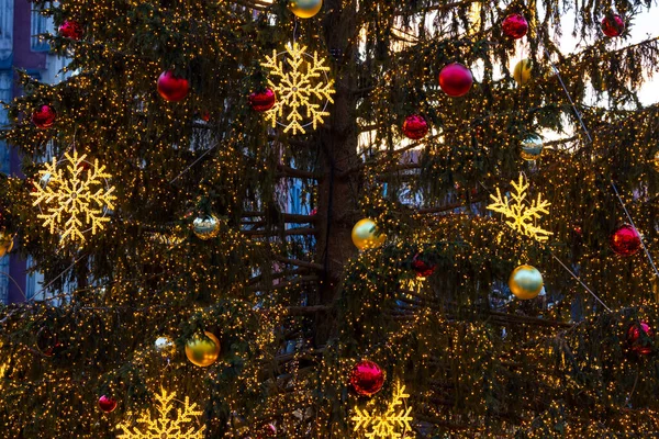 Árvore Natal Prague República Checa — Fotografia de Stock