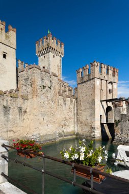 Sirmione Kalesi, Garda Gölü, Lombardy Bölgesi, İtalya