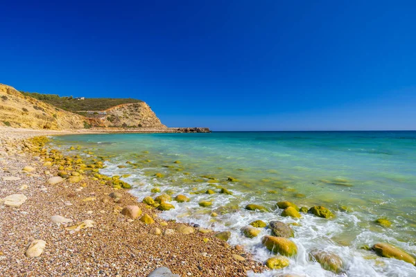 Strand Genaamd Praia Cabanas Velhas Algarve Portugal — Stockfoto