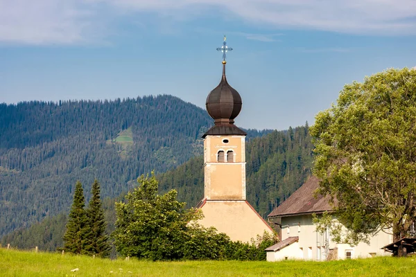Εκκλησία Του Αγίου Βαρθολομαίου Στο Hohentauern Στυρία Αυστρία — Φωτογραφία Αρχείου