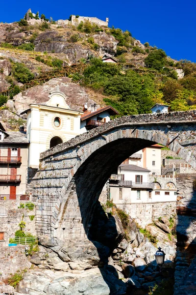 Pont San Martin Valle Aosta Piamonte Italia —  Fotos de Stock
