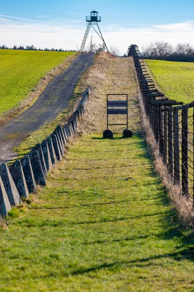 Memorial Iron Curtain Cizov Southern Moravia Czech Republic — Stock Photo, Image