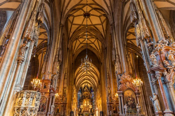 Interno Della Cattedrale Santo Stefano Vienna Austria — Foto Stock