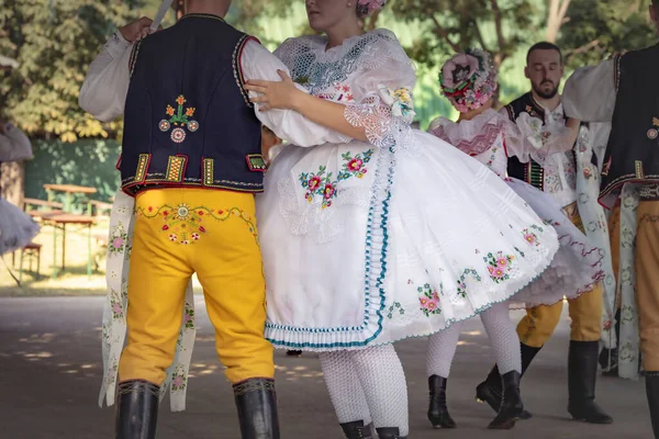 Rakvice Czech Republic June 2021 Beautiful Women Men Dancers Celebration — Stock Photo, Image