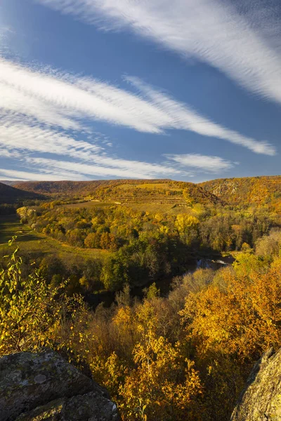 Смотровая Площадка Nine Mills Вблизи Hnanice Podyji Южная Моравия Чешская — стоковое фото