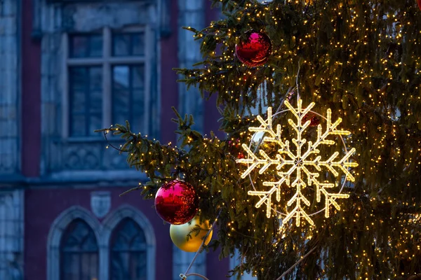 Christmas Tree Prague Czech Republic — Stock Photo, Image