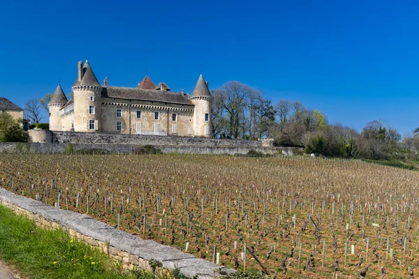 Chateau Rully Castle Saone Loire Departement Βουργουνδία Γαλλία — Φωτογραφία Αρχείου