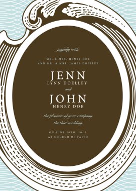 vektör Victoria crest çerçeveyi yazdırma