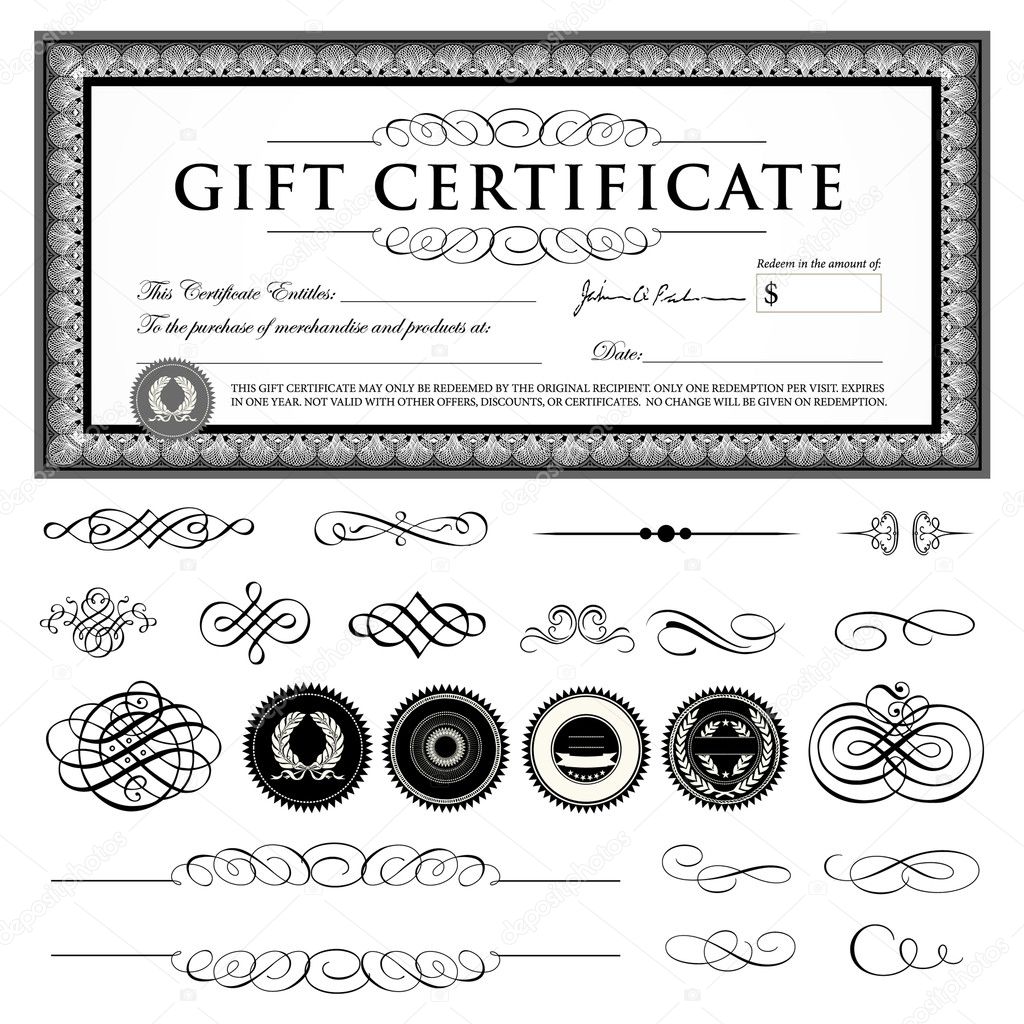 Vector Silver Certificate Set
