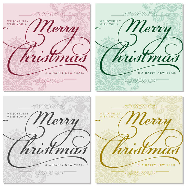 Vector Ornate Christmas Frames