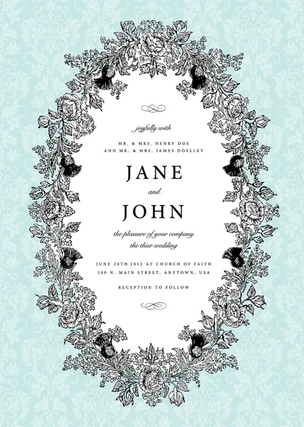 vektör retro Victoria çerçeveyi yazdırma