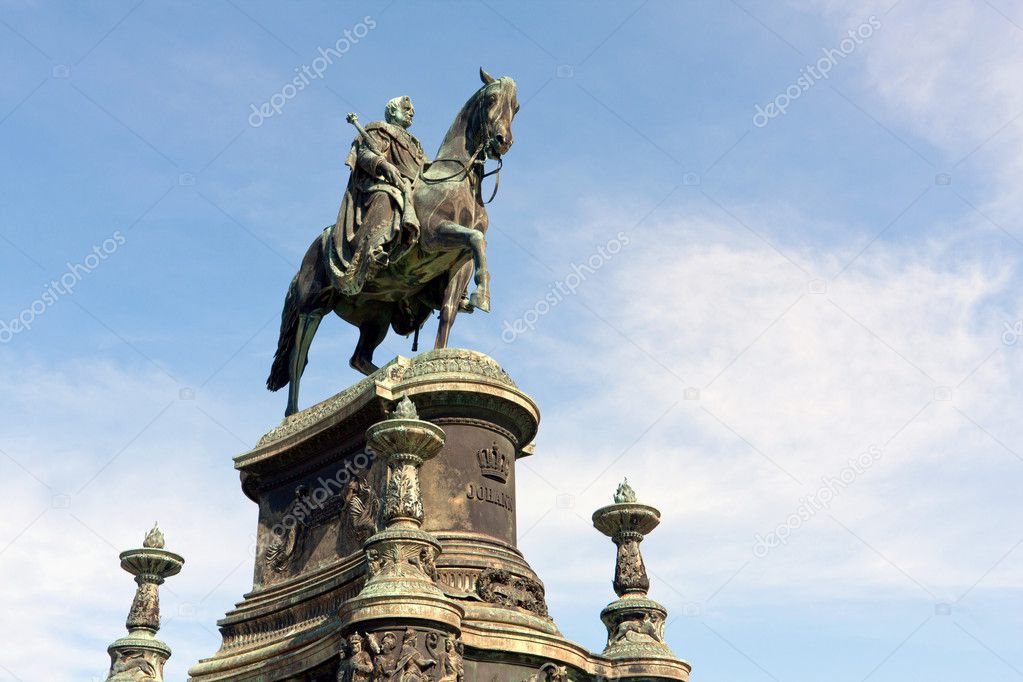 Statue of King John of Saxony