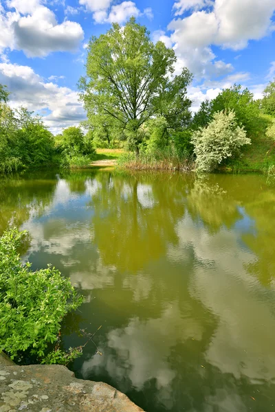 Liten sjö — Stockfoto