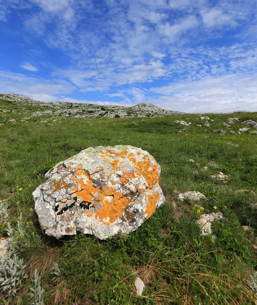 Alter Stein in den Bergen — Stockfoto