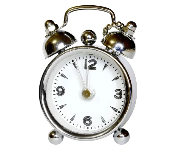 Clock isolated on white — Stock Photo, Image