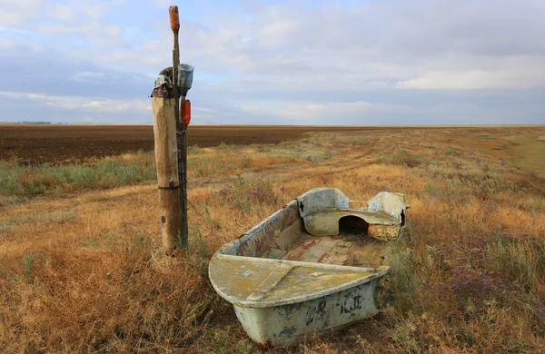 Oude brocken schip — Stockfoto