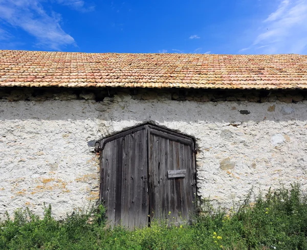 Ușă din lemn — Fotografie, imagine de stoc