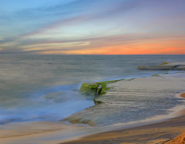 Večerní scéna na oceánu — Stock fotografie