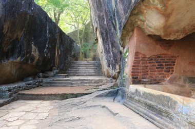 sigiriya kalenin duvar eski