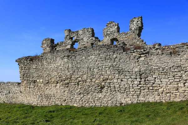 Ruins Stone Old Walls Fortress Take Ukraine — Stock Photo, Image
