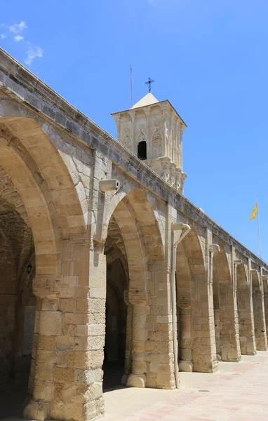 对塞浦路斯拉纳卡圣拉扎罗斯圣教堂的看法 — 图库照片