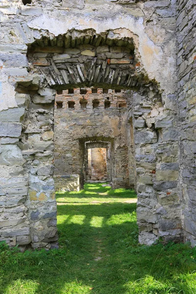Ruínas Antigo Castelo Skala Podilska Ucrânia — Fotografia de Stock