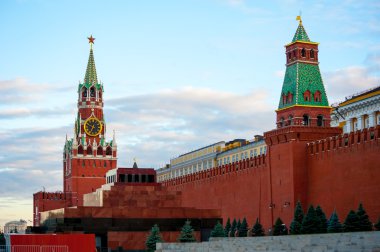 Kremlin on Red Square, Moscow, Russia clipart