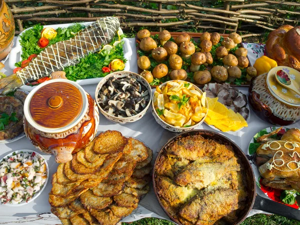 전통적인 우크라이나 음식 — 스톡 사진