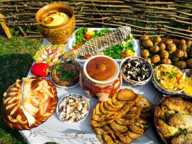 geleneksel Ukrayna yemeği