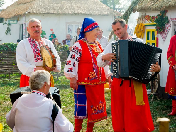 Annual agro exhibition SUMY-2012 — Stock Photo, Image