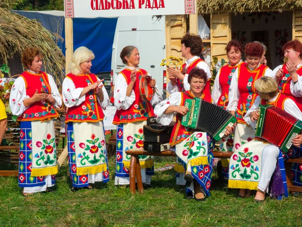 Annual agro exhibition SUMY-2012 — Stock Photo, Image